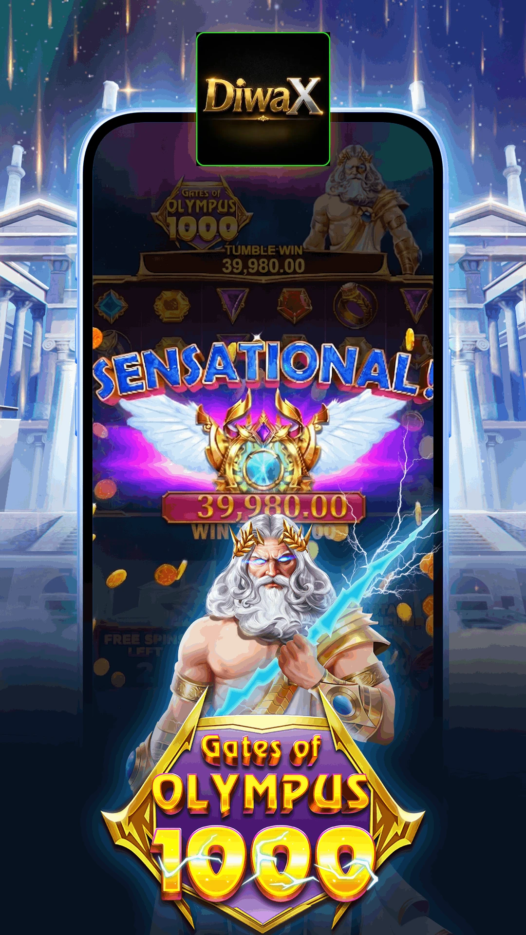 Diwa X promotional panel
